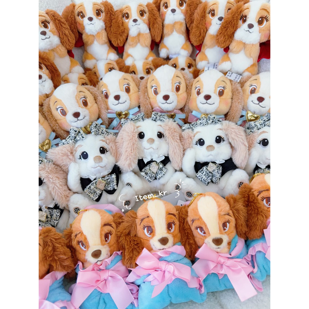 ♡พร้อมส่ง♡💕พวงกุญแจ Lady and the tramp Keychain