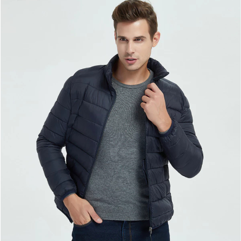 ZITY เสื้อกันหนาวขนเป็ด แบบคอปกและแบบมีฮู้ด