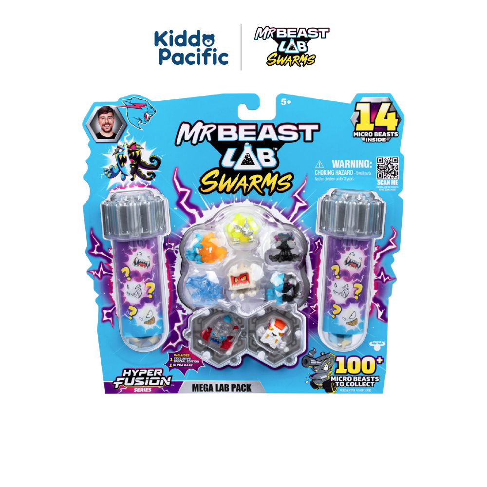MRBEAST LAB SWARMS S3 MEGA LAB AST A  14 PC ของเล่นฟิกเกอร์