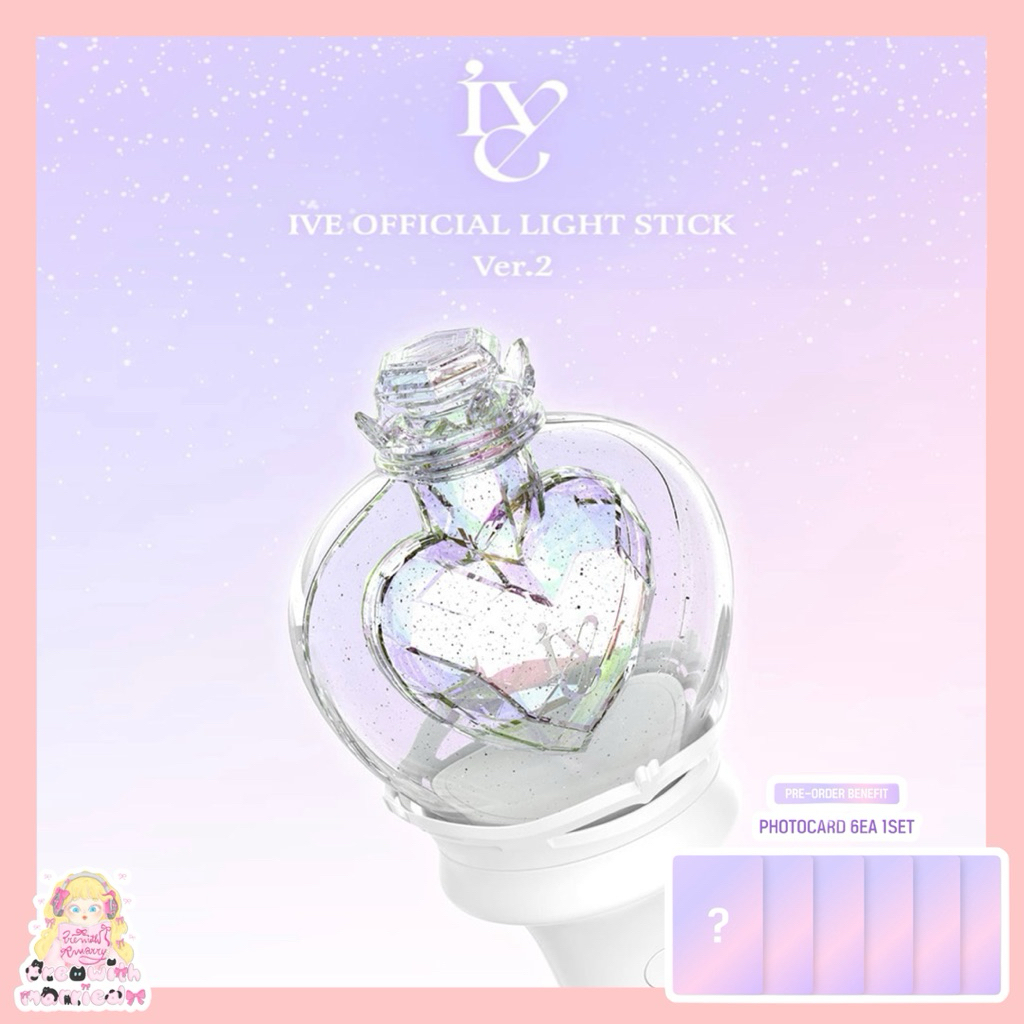 เติมสต็อกแล้วค่ะ ♡ แท่งไฟ IVE OFFICIAL LIGHT STICK ver.2 , ไอฟ์ ไอบึ