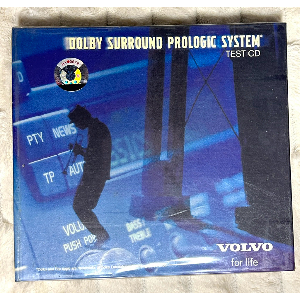 CD | DOLBY SURROUND PROLOGIC SYSTEM™ TEST CD - VOLVO for life เป็นแผ่นทดสอบระบบเสียง :  แผ่นซีลปิด