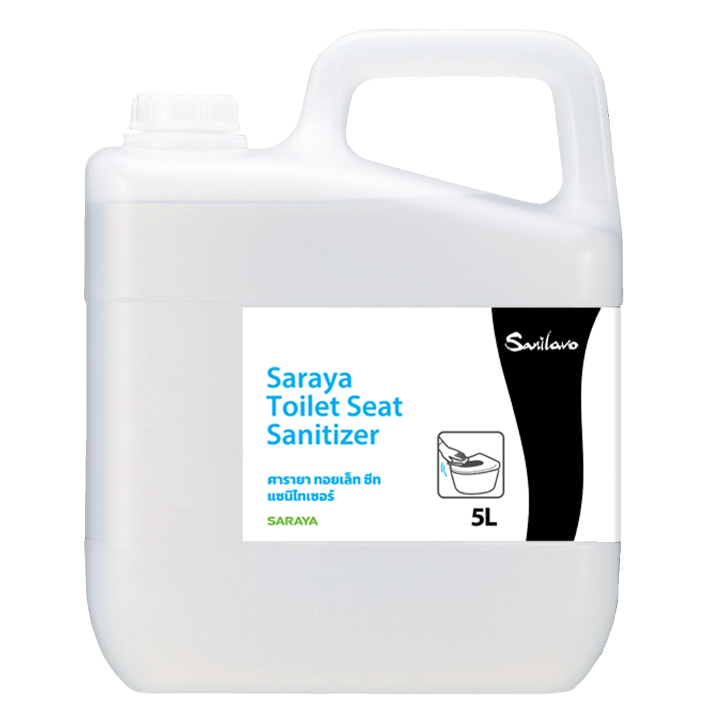 SARAYA น้ำยาเช็ดฝาสุขภัณฑ์ ศารายา Toilet Seat Sanitizer เปลี่ยนขนาด 5 ลิตร
