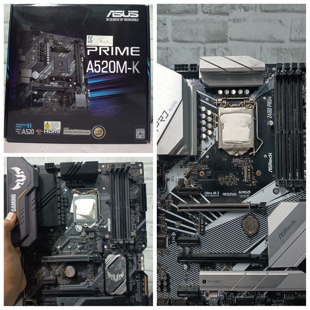 เมนบอร์ด  Z490/H470 /A520M เลือกชมดูก่อนค้าบ