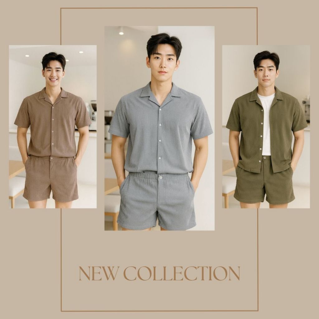 11.WOLF Corduroy Set  ชุดเซ็ทเสื้อเชิ้ตลูกฟูก / SET104