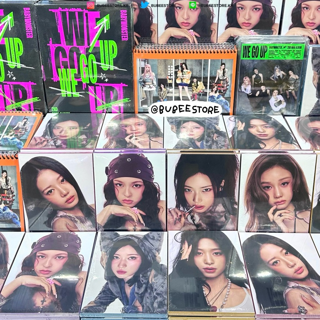 (ใช้โค้ดลด 20% สูงสุด 1000.-) พร้อมส่ง BABYMONSTER - 2nd MINI ALBUM [WE GO UP] We / Go / Up / Pattern ver.