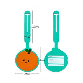 ป้ายห้อยกระเป๋าเดินทาง ลายผลไม้สุดคิ้วท์ / Fruit Luggage Tag กันน้ำ ไม่ขาดง่าย ลายน่ารักไม่ซ้ำใคร พร้อมส่งในไทย