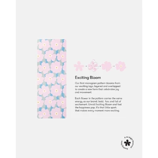 (จัดส่งปลาย ส.ค. - ต้น ก.ย.) Exciting Bloom Cloud Pro Mat | เสื่อโยคะ เสื่อออกกำลังกาย