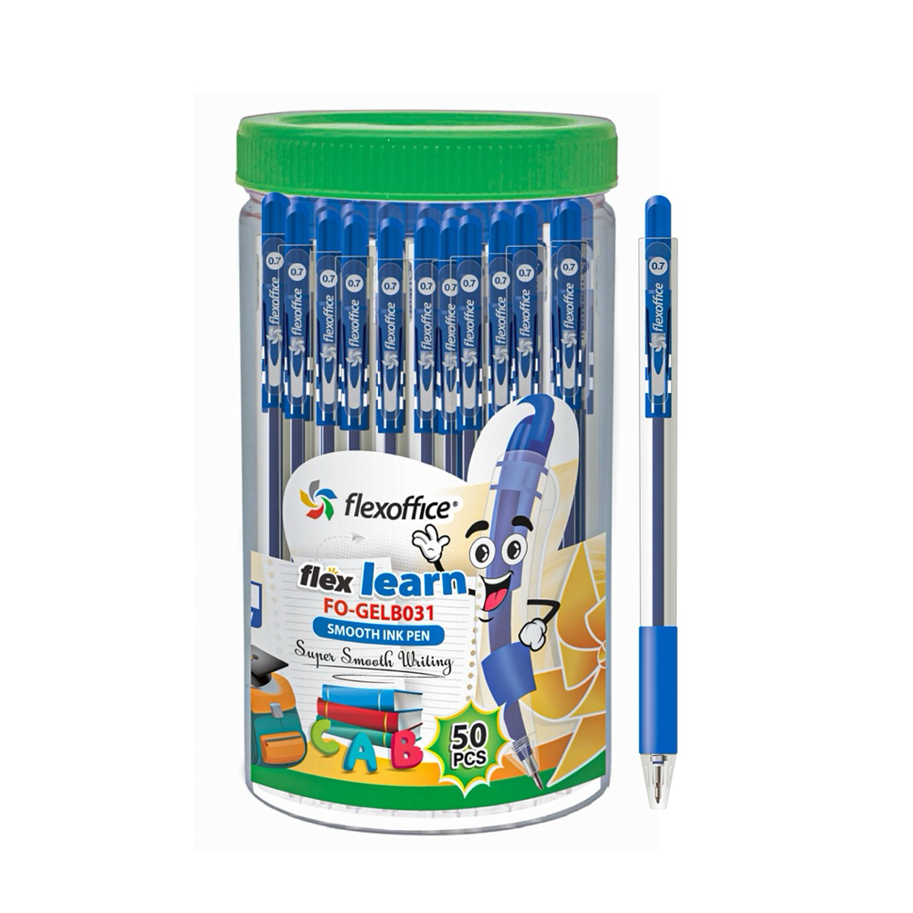 FLEXOFFICE FO-GELB031 ปากกาหัว 0.7 50 ด้าม