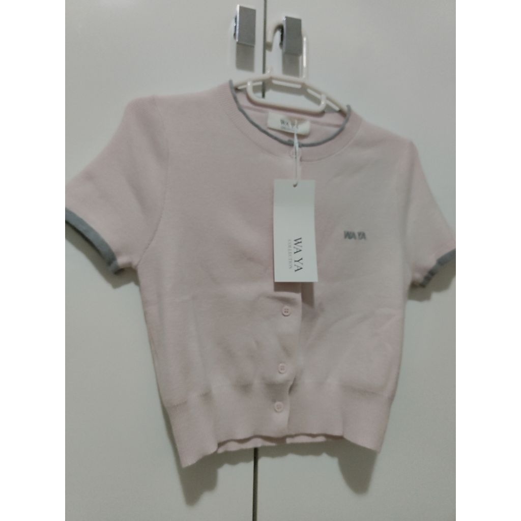 เสื้อไหมพรมแขนสั้นwaya