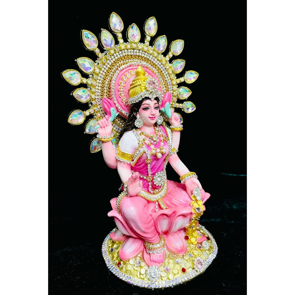 พระแม่ลักษมี สูง8นิ้ว(ความสูงรวมรัศมี) - รูปที่ 3