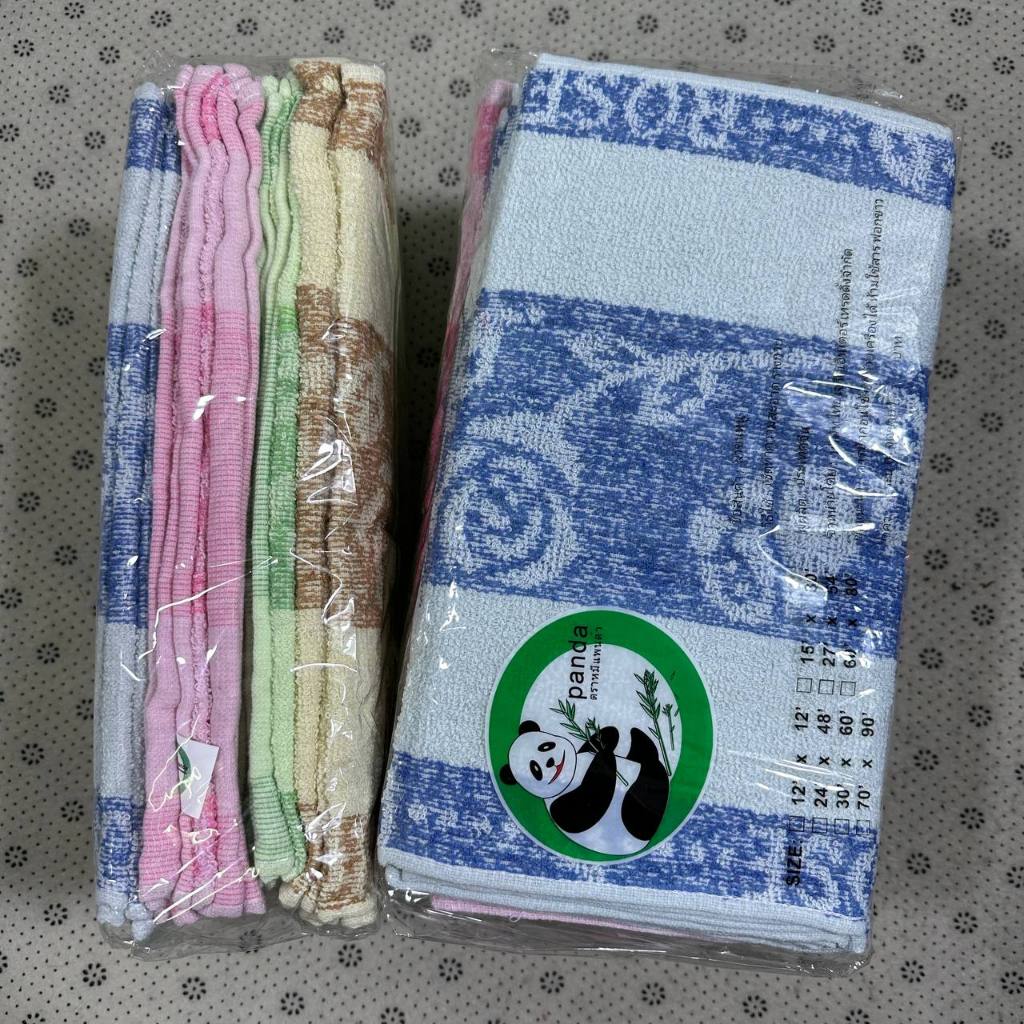 ผ้าเช็ดหน้า ผ้าเช็ดผม ผ้าcotton ผ้านุ่ม ขนาด30*70ซม 1แพ็ค 12 ผืน คละ4สี ใช้ซ้ำได้ ผ้าขนหนูสำหรับใบหน้า