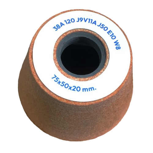 หินถ้วยเทเปอร์ 38A 120 J9V11A 75x50x20 mm. J50 E10 W8 รับประกันแท้จากผู้ผลิต