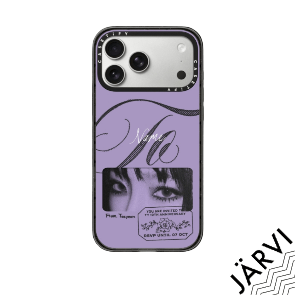 [ส่งด่วน/พร้อมส่ง][ใส่ชื่อ] CASETiFY | TAEYEON RSVP Case [TAEYEON] #For iPhone Samsung #แท้