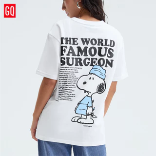 GQ x PEANUTS - Cool Tech+ T-shirt เสื้อยืดคอกลม