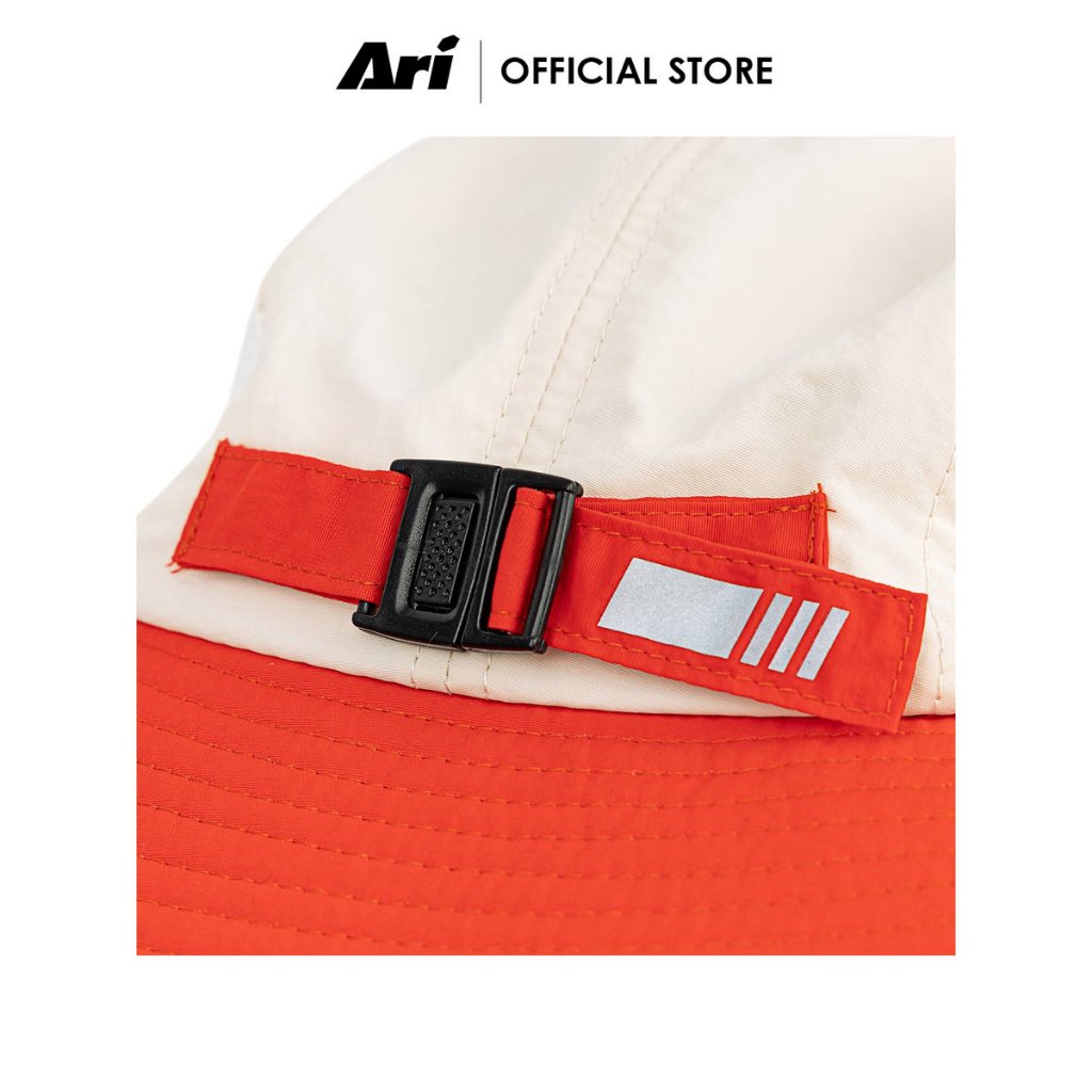 ARI ADEPT ORBITZ RUNNING BUCKET HAT - CREAM (AHW1654-40) หมวก อาริ ORBITZ RUNNING BUCKET สีครีม - รูปที่ 3