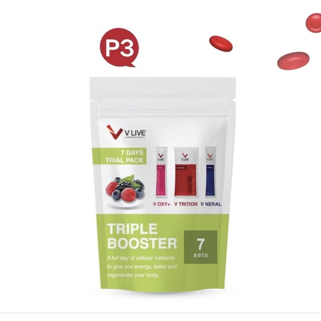 SET P3 ผลิตภัณฑ์อาหารเสริม V LIVE ช่วยฟื้นฟูสุขภาพ
