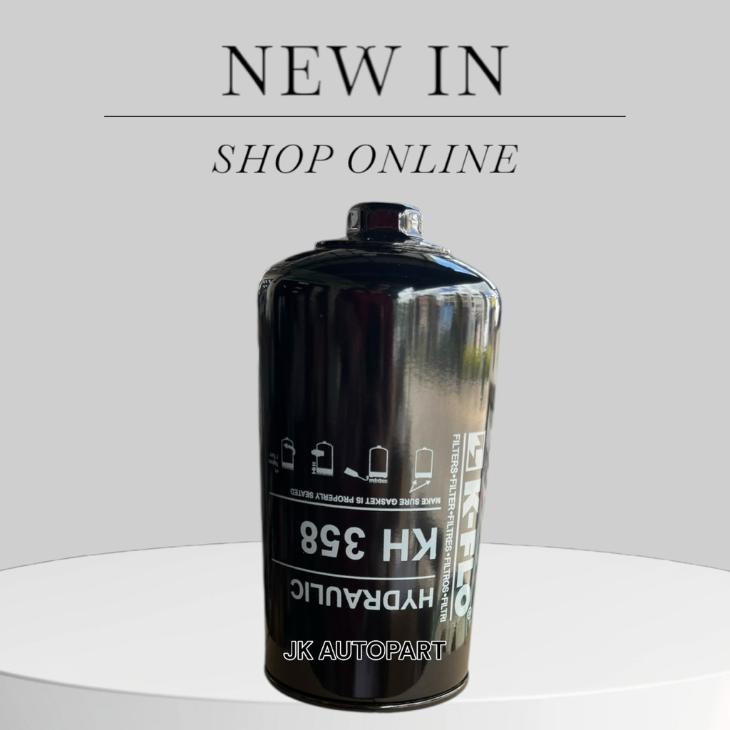 กรองน้ำมันไฮโดรลิค SK200-3/SK120 K-FLO KH-358 / P559128 SFO 4530 ME084530 9N6007 1R0714  4284642 กรอ