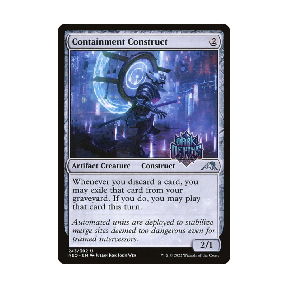 [MTG] Containment Construct [NEO] [ARTIFACT] [CREATURE] [U] - Magic the Gathering SINGLES ราคาถูก Shopee Lazada