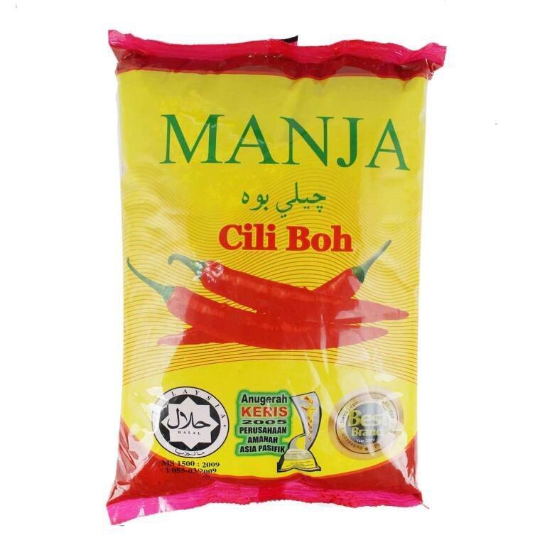 พริกแกงอเนกประสงค์ MANJA CHILLI BOH /MANJA CHILI BOH 3KG Product Of Malaysia HALAL
