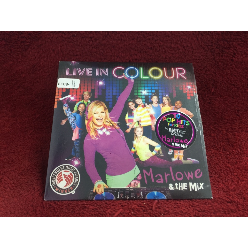CD MARLOWE & THE MIX LIVE IN COLOUR สภาพตามปก B108-14