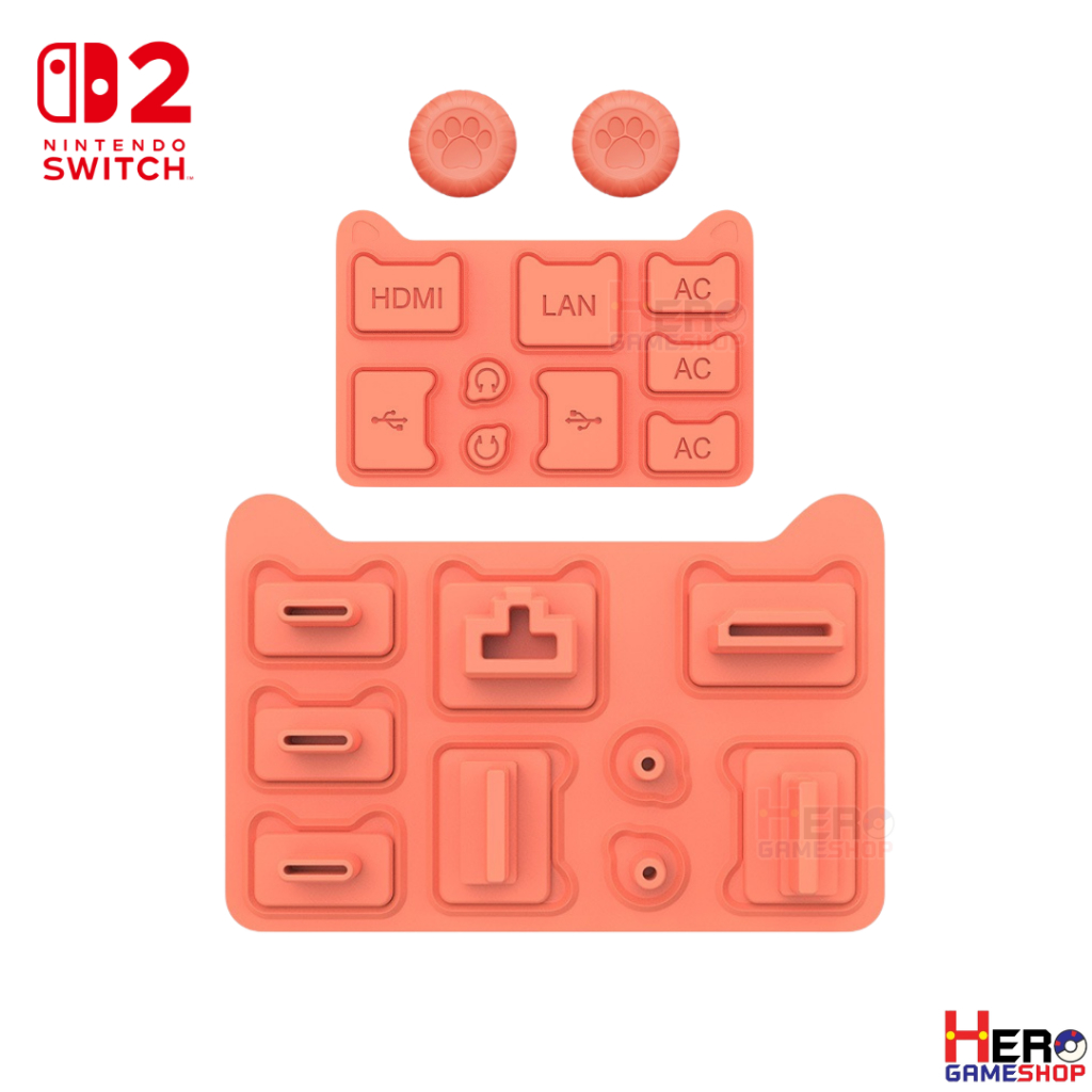 Switch2 Meow silicone dust plug ชุดกันฝุ่น 11 ชิ้น สำหรับ รูปที่ 6