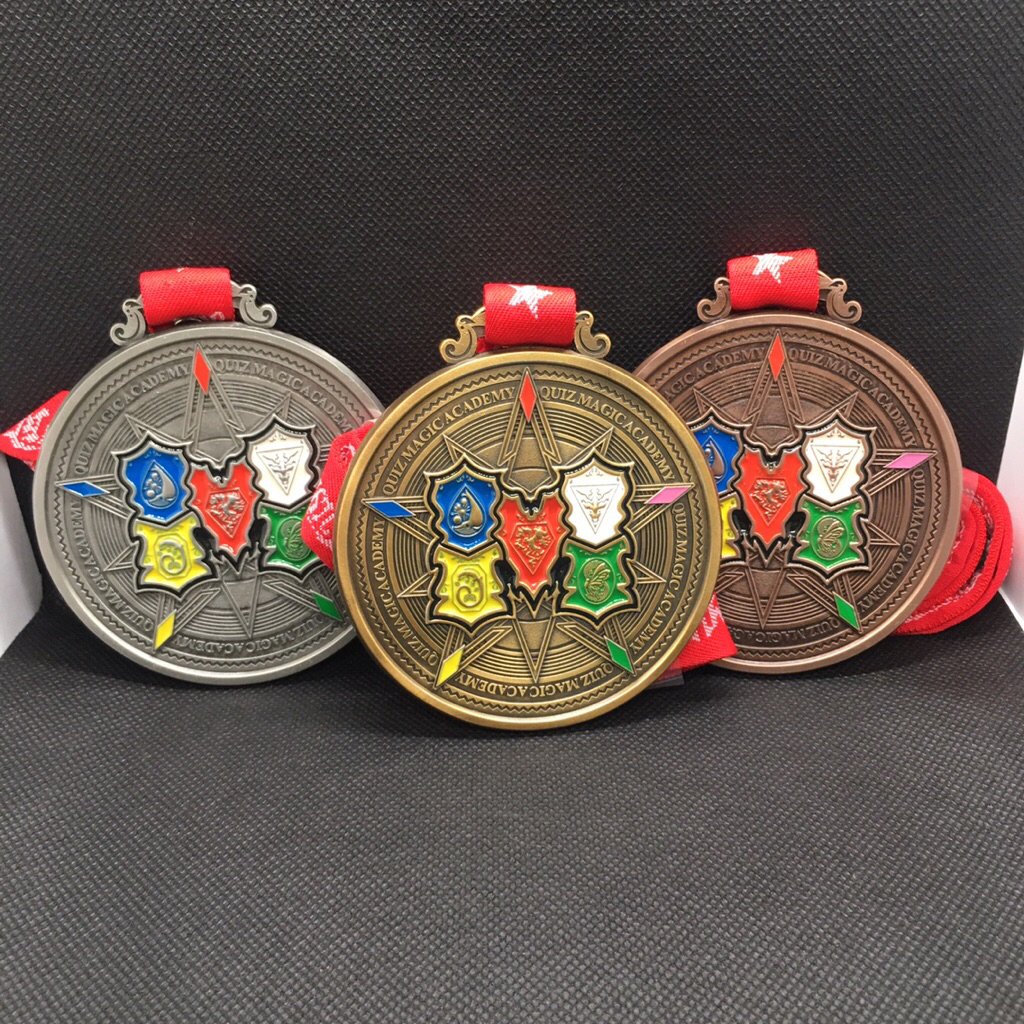 เหรียญ Quiz Magic Academy Gold,Silver,Bronze Medal