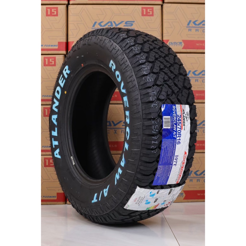 ยางขอบ16 245 70R16 ATLANDER รุ่น Roverclaw AT ยางไทย