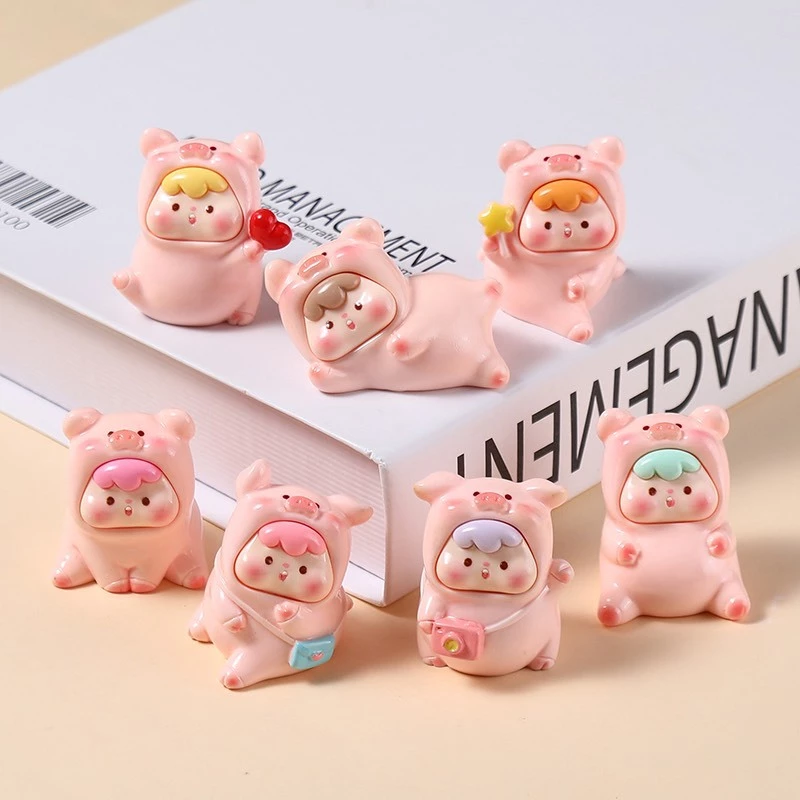 ตุ๊กตาโมเดลการ์ตูนตกแต่งโต๊ะ DIY thumbnail 10