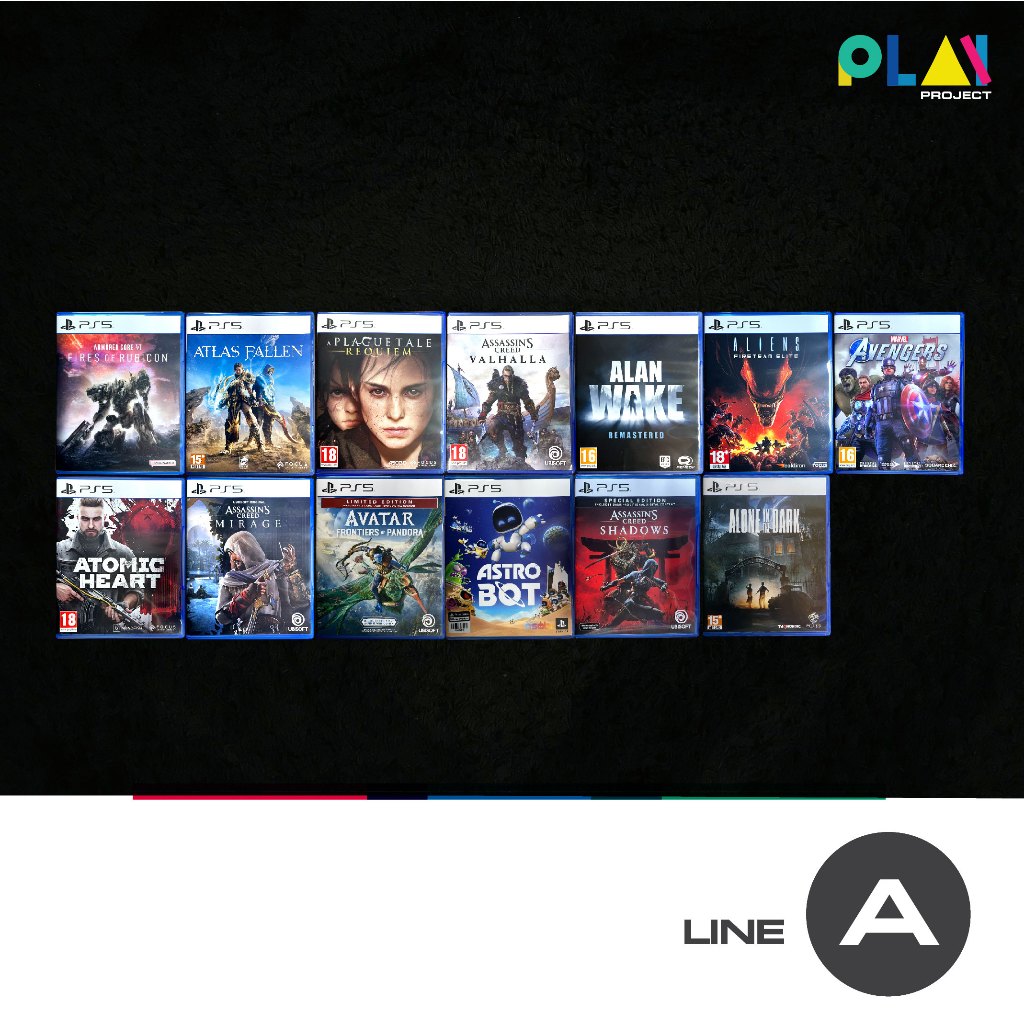 เกม PS5 Playstation5 [มือสอง] [มือ2] (รายชื่อตัวอักษร A ) [แผ่นเกม] [เกมPS5] [เกม Playstation]