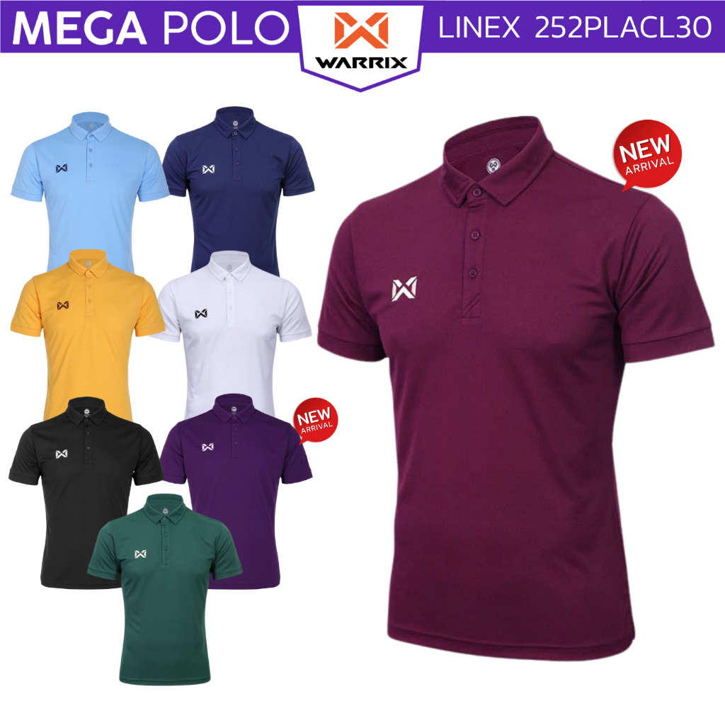 โปโล WARRIX วอริกซ์ 252PLACL30 รุ่น LINEX POLO