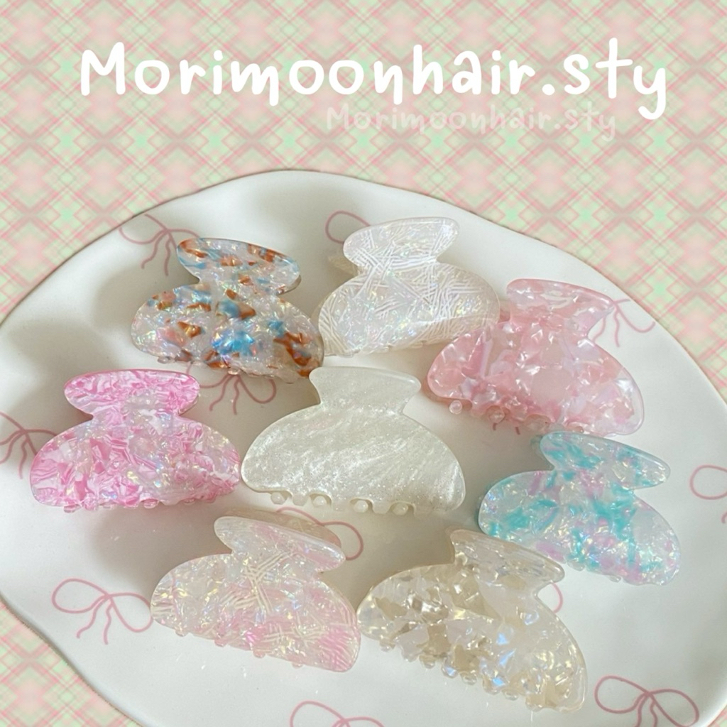 𝐇𝐨𝐍𝐢𝐇𝐚𝐢𝐫🌻🪸กิ๊บหินอ่อนโฮนี่ กิ๊บติดชื่อ ขนาด 4cm (ราคาต่อชิ้น)