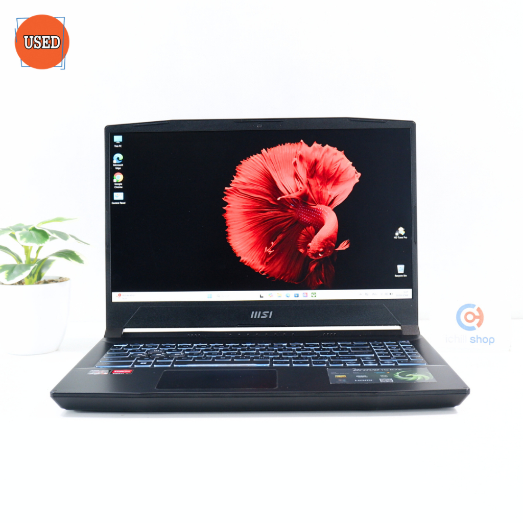NOTEBOOK (โน๊ตบุ๊ค) MSI / CPU RYZEN 5 7535HS / จอ 15.6 FHD / GPU RX6550M 4GB / RAM DDR5 24GB 4800MHz