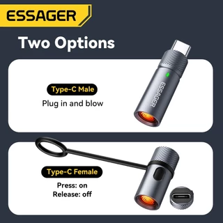 Essager Type C OTG Aluminum Lighter Electronic Cigarette Lighter
