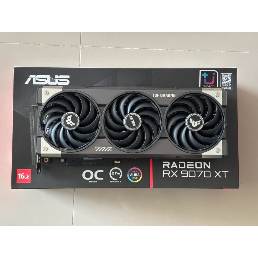 RX9070XT 16GB ASUS TUF GAMING OC มือสอง ประกันศูนย์ไทย (มีของพร้อมส่ง)