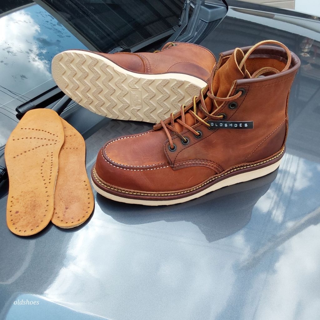 (แท้/มือสอง)ส่งฟรี 8.5Us 26.5Cm 🇺🇸 รองเท้า RedWing MocToe Copper Boots รุ่น 1907
