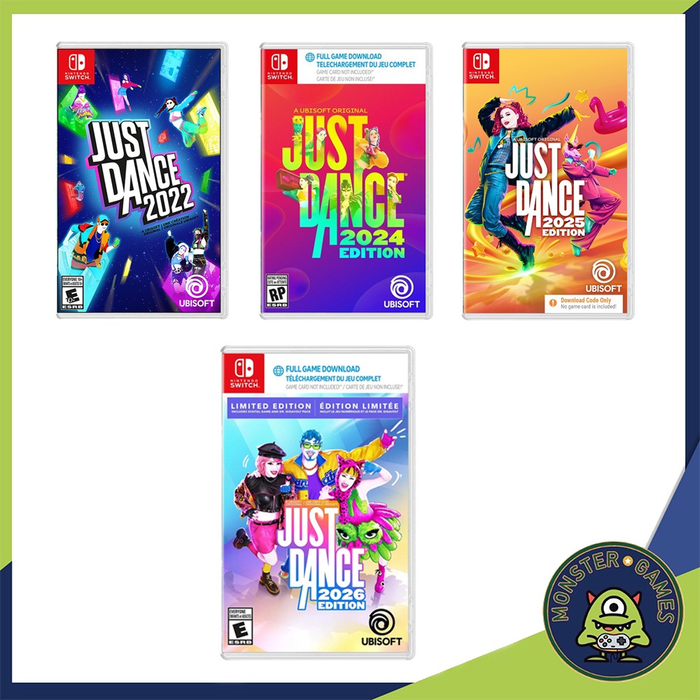 Just Dance 2022 , Just Dance 2024 , Just Dance 2025 , Just Dance 2026 Nintendo Switch Game แท้มือ1!!