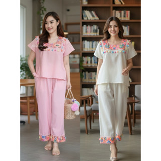 ชุดพื้นเมือง ชุดเซ็ตผ้าฝ้าย