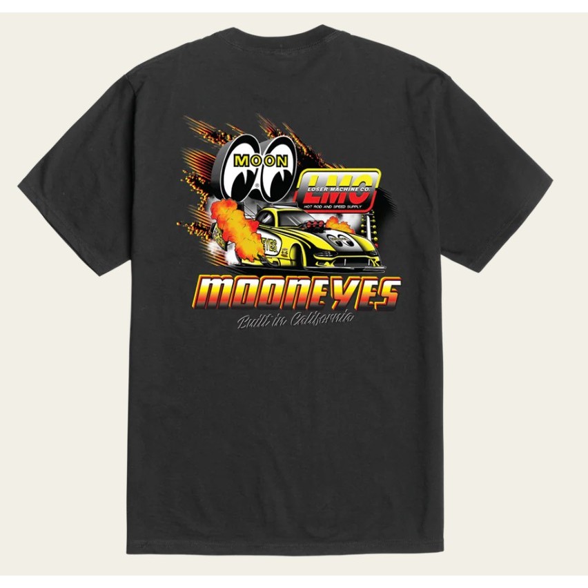LMC X MOONEYES BURNOUT STOCK T-SHIRT