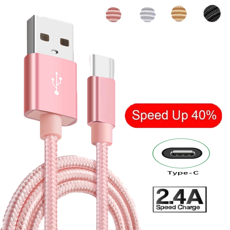 สายชาร์จเร็ว 4 in 1 1.5เมตร Fast Charging Cable USB Type C สายข้อมูลโทรศัพท์มือถือ สายเคเบิล
