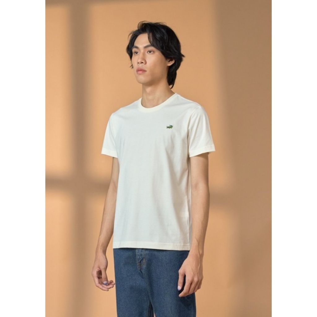 เสื้อคอกลม สีพื้น สี unbleached cotton (เบจ) ของแท้ 100% ไม่แท้ยินดีคืนเงิน