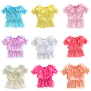 เสื้อลูกไม้เด็กผู้หญิง ชุดไทยเด็กผู้หญิง ใส่ไปโรงเรียน เสื้อ…