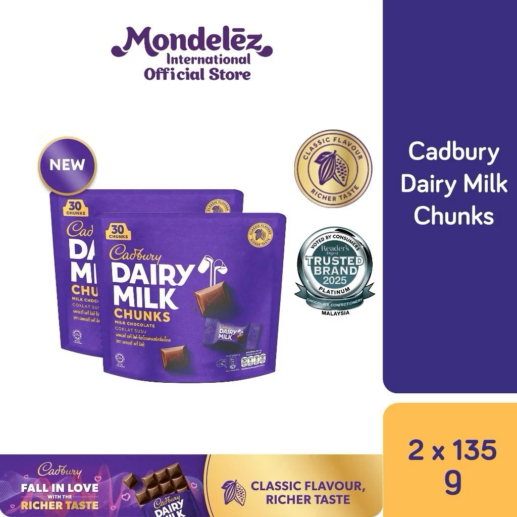 Dairy Milk ช็อกโกแลต 30 ชิ้น