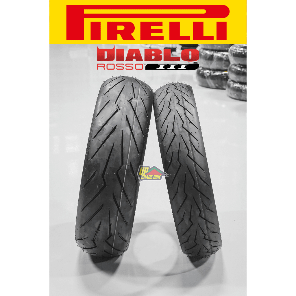 ยาง PIRELLI ROSSO 3 RED LOGO (ขอบแดง) เริ่มต้นเส้นละ 2,300฿