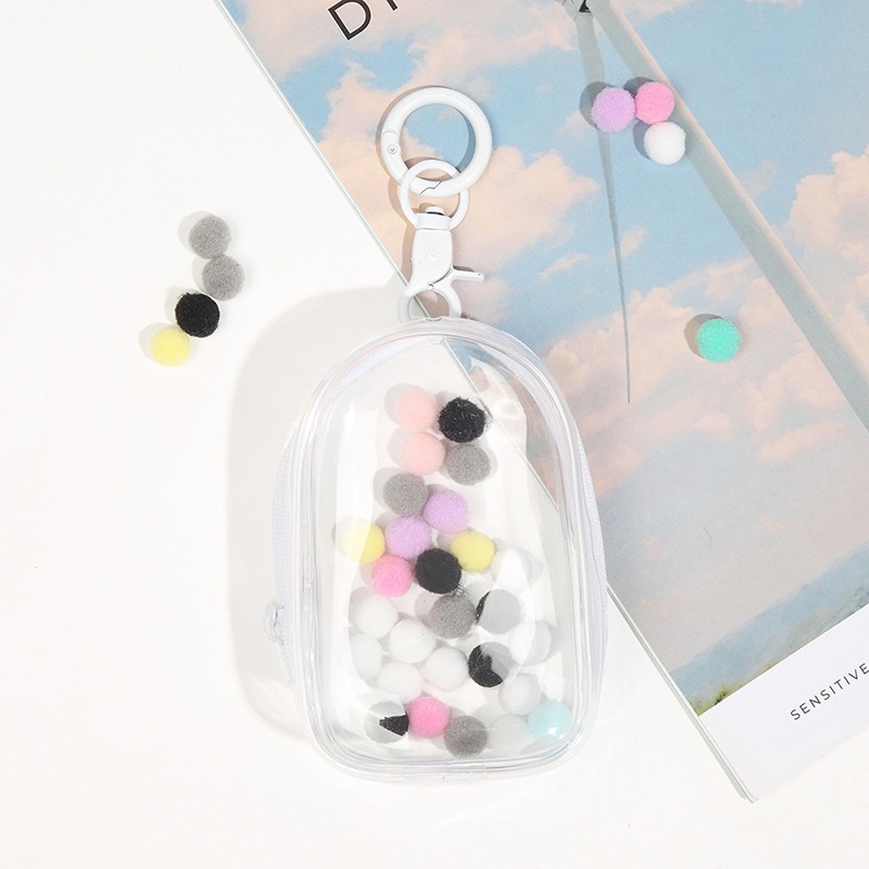 กระเป๋าเก็บตุ๊กตา,ถุงพลาสติกใส กันฝุ่น,กันฝน กันรอยขีดข่วน,กระเป๋าห้อยจี้,กระเป๋าใส่กุญแจ Pop Mart (ไม่รวมตุ๊กตา) - รูปที่ 6