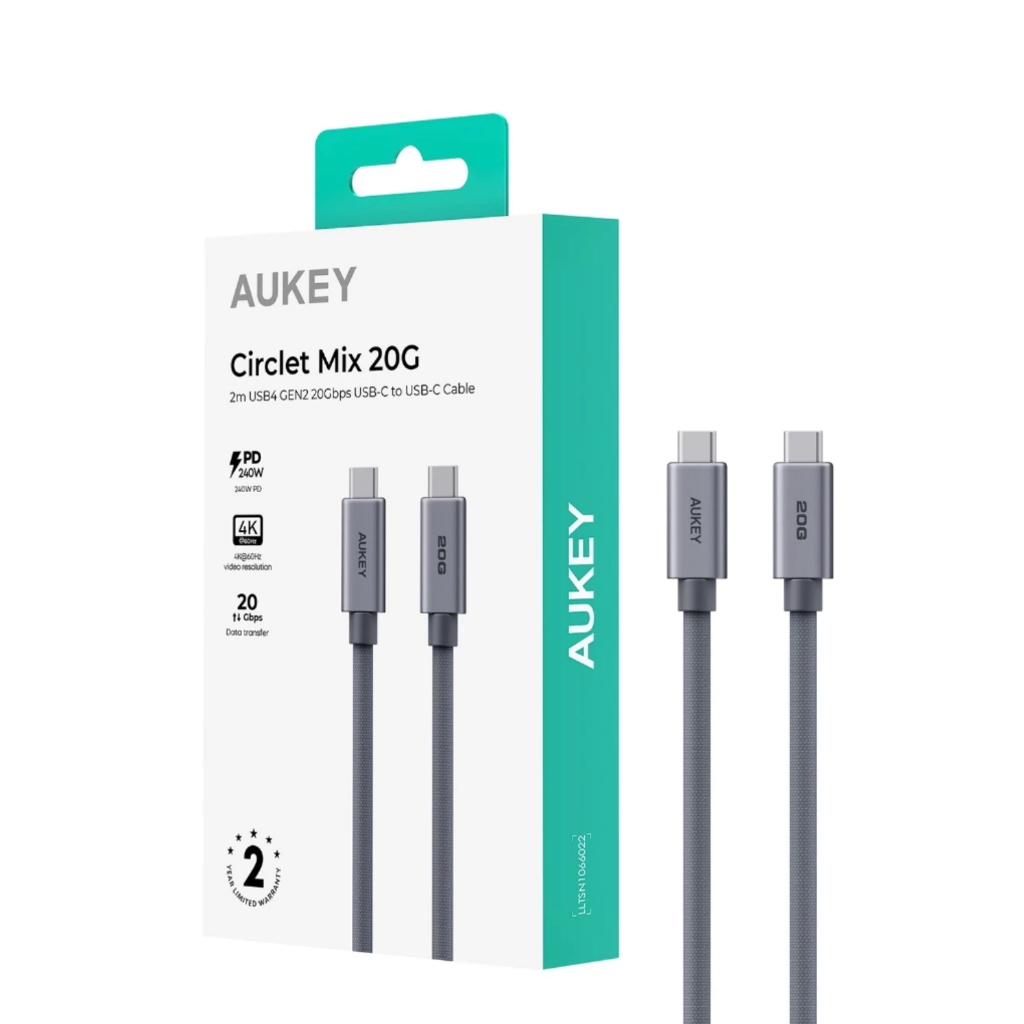 AUKEY สายชาร์จเร็ว USB-C to USB-C 240W PD 3.1 รองรับ รูปที่ 8