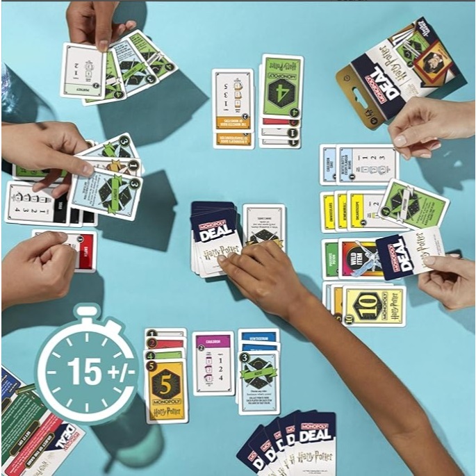 Monopoly Deal: Harry Potter Card Game (เกมการ์ด) – เล่นเร็ว จบไว! ดวลเวทมนตร์ สะสมไอเทมวิเศษ ราคา ถูกที่สุด ดีลบีเคเค แกลเลอรีภาพที่ 6