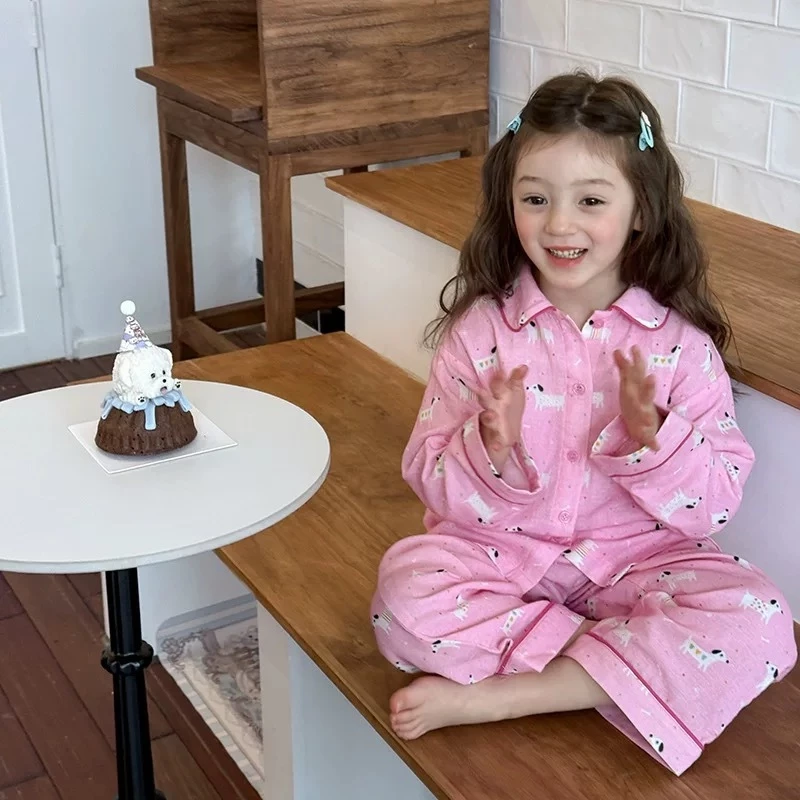 BB139 ชุดนอนลูกสาว ลายการ์ตูนน่ารัก สดใส ขาสั้นขายาว มีกระเป๋าตรงหน้าอก ผ้านิ่ม นอนหลับสบาย thumbnail 7