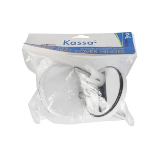 หูฝารองนั่ง แบบคลิ๊กล็อค (2ชิ้น) KASSA รุ่น KS-STCQ2 สีสเตนเลส