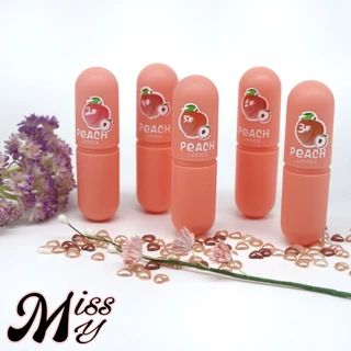 [11.11] Kiss Beauty Peach Color Lipstick ลิปสติกสีพีช ฟินิชซาติน กลบสีคล้ำริมฝีปาก no.35854