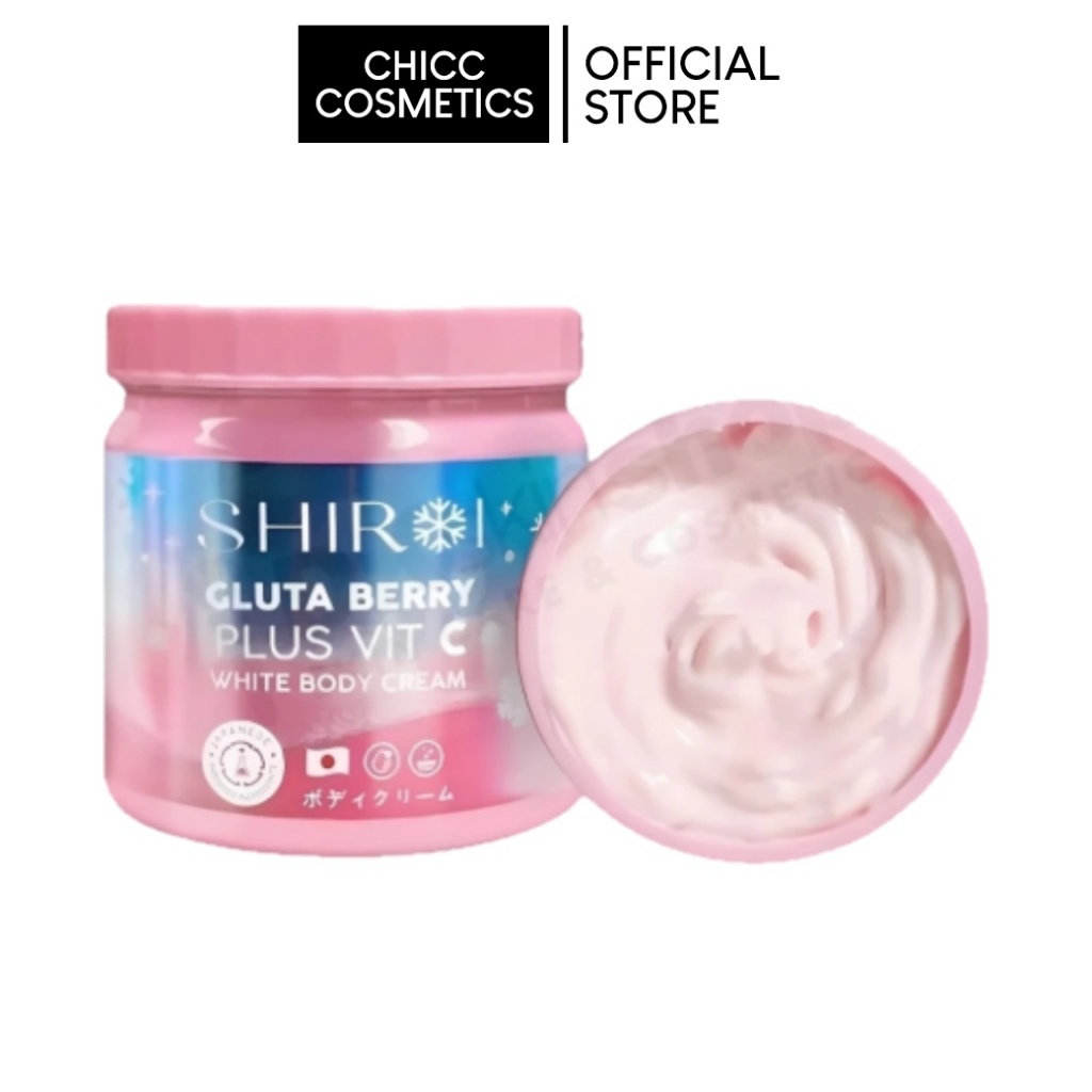 Shiroi Gluta Berry Plus Vit C White Body Cream